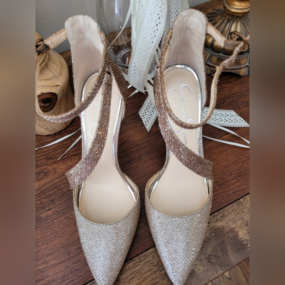 Jessica Simpson Sparkle Glitter Ombre Heels - Picture 7 of 15